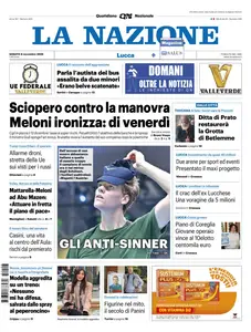 La Nazione Lucca - 8 Novembre 2025