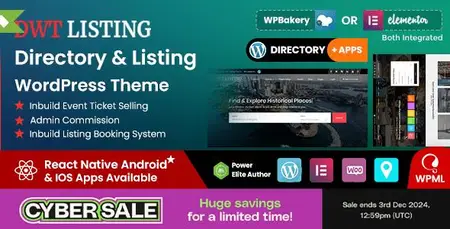 EE - Themeforest - DWT - Directory & Listing WordPress Theme 21976132 v3.2.9