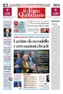 Il Fatto Quotidiano - 27 Agosto 2025
