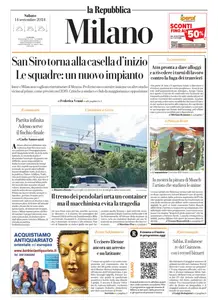 la Repubblica Milano - 14 Settembre 2024