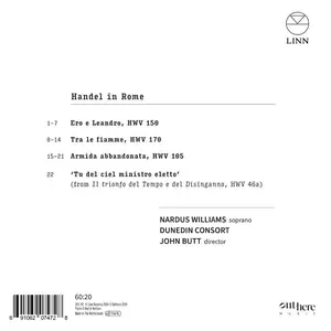 Nardus Williams, John Butt, Dunedin Consort - Handel in Rome (2024)
