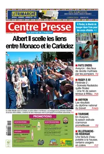 Centre Presse Aveyron - 10 Juillet 2025