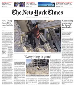 International The New York Times - 21 October 2025