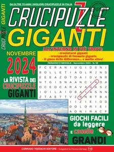 Crucipuzzle Giganti N.39 - Novembre 2024