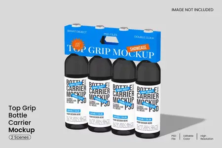 EE - Bottle Carrier Mockup K6TN2X3