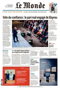 Le Monde du Mercredi 27 Août 2025