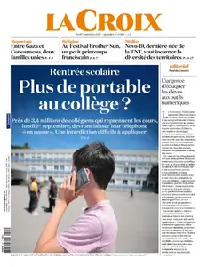 La Croix - 1er Septembre 2025