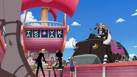 One Piece (1999 S13E09 Landing to Get to Fishman Island The Sabaody Archipelago Koten Gars