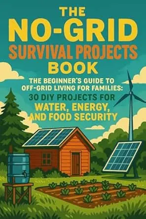 The No-Grid Survival Projects Book: The Beginner's Guide to Off-Grid Living for Families - 30 DIY Projects for Water, Energy,