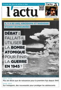 L'Actu - 31 Juillet 2025