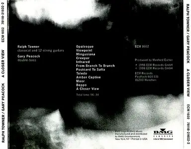 Ralph Towner & Gary Peacock - A Closer View (1998) {ECM 1602} [Re-Up]