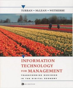 Information Technology for Management: Transforming Business in the Digital Economy by Efraim Turban, Ephraim McLean, James Wet