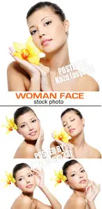 Woman face and flower 2