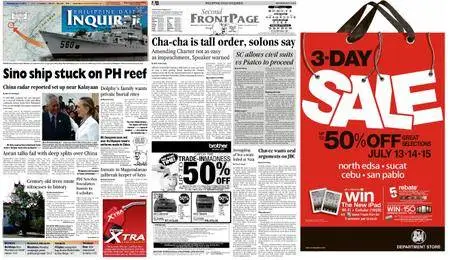 Philippine Daily Inquirer – July 14, 2012