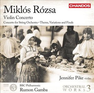 Pike, Gamba, BBC PO - Rozsa: Violin Concerto, Concerto for Strings (2012)