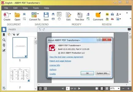 ABBYY PDF Transformer+ 12.0.102.222