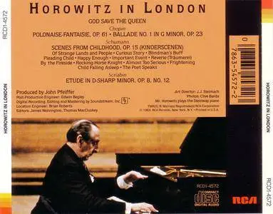 Vladimir Horowitz - Horowitz In London (1984) {RCA Red Seal} **[RE-UP]**