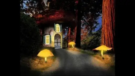 Bert Monroy: Dreamscapes - Mushroom House [repost]