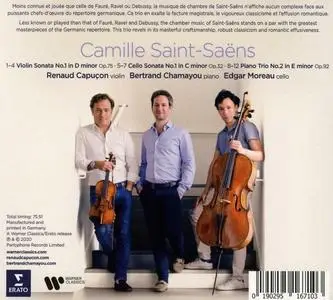 Renaud Capuçon, Bertrand Chamayou, Edgar Moreau - Camille Saint-Saëns: Sonates & Trio (2020)