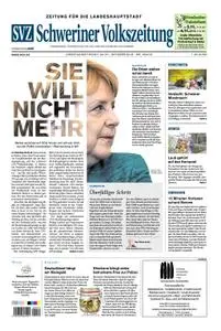 Schweriner Volkszeitung Zeitung für die Landeshauptstadt - 30. Oktober 2018