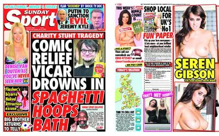The Sunday Sport – March 19, 2022