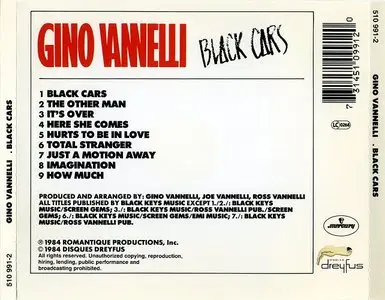 Gino Vannelli - Black Cars (1985)