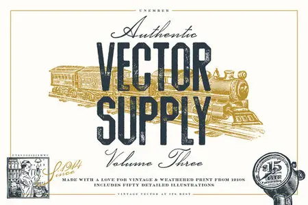 CreativeMarket - Unember Vector Supply Volume 3