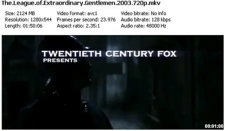 The League of Extraordinary Gentlemen 720p