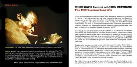 Miles Davis Quintet with John Coltrane - The 1960 German Concerts (2010) {Jazz Lips Music JL776}