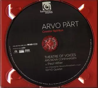 Arvo Part - Creator Spiritus (2012) {Harmonia Mundi SACD Hybrid}