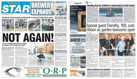 Shropshire Star Shrewsbury Edition – February 25, 2020