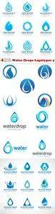 Vectors - Water Drops Logotypes 4