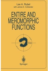 Entire and Meromorphic Functions [Repost]