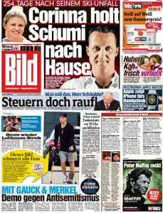 Bild Zeitung vom 10 September 2014