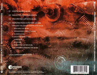 Dimension Act - Manifestation Of Progress (2012)