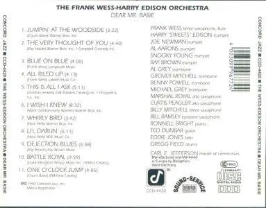 The Frank Wess - Harry Edison Orchestra - Dear Mr. Basie (1989)