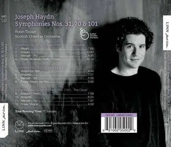 Joseph Haydn - Symphonies Nos. 31, 70 & 101 - Scottish Chamber Orchestra, Robin Ticciati (2015) {Linn Records CKD 500}