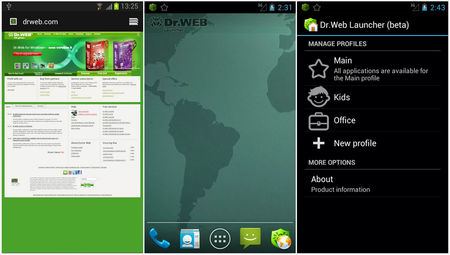 Dr.Web Launcher (beta) v0.00.3
