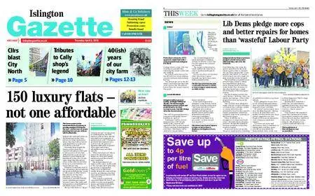 Islington Gazette – April 05, 2018