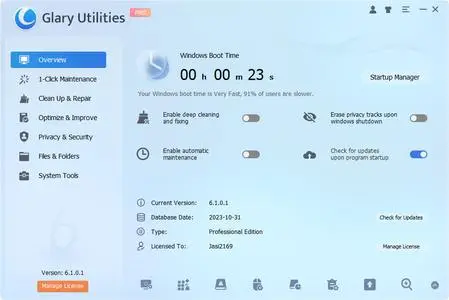 Glary Utilities Pro 6.1.0.1 Multilingual