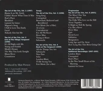 Brad Mehldau Trio - The Art Of The Trio (2011) [7CD BoxSet] {Nonesuch} [repost]