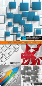 Abstract vector backgrounds set 104