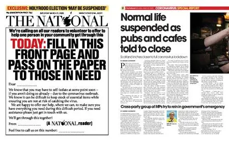 The National (Scotland) – March 21, 2020