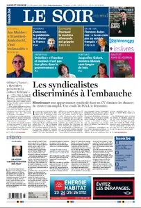 Le Soir du 25 26 Octobre 2014