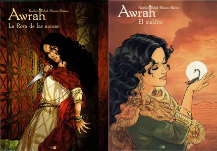 Awrah: La Rosa de las arenas (tomo 1) y El maldito (tomo 2)