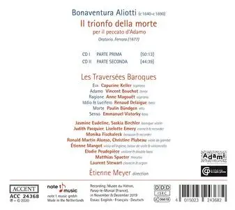 Étienne Meyer, Les Traversées Baroques - Bonaventura Aliotti: Il trionfo della morte (2020)
