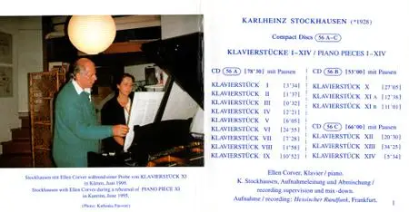 Karlheinz Stockhausen - Klavierstücke (2000) {3CD Set Stockhausen-Verlag No. 56}