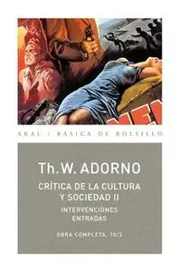 «Crítica de la cultura y sociedad II» by Theodor W. Adorno