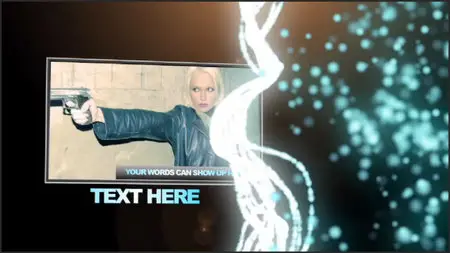 DropDrop after effect project - Particle Fractal Fly Through