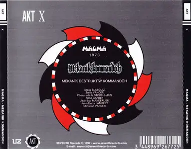 Magma - Mekanik Kommandoh - Akt X (1997)